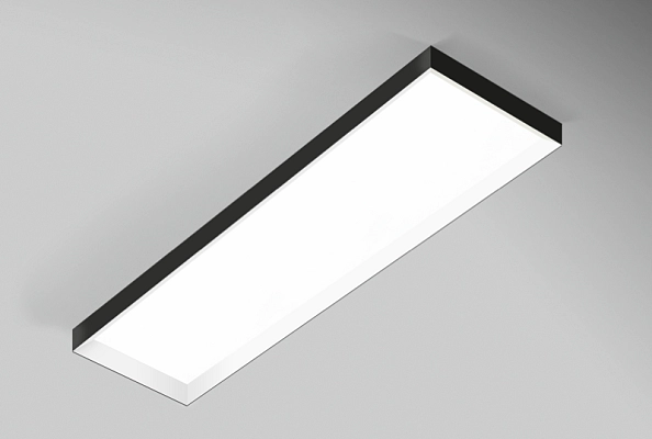 CENTURY Rám obdélník 334x1234 bílý H = 65 mm černý