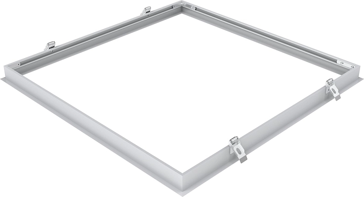 SYLVANIA Rám čtverec 620x620 H = 70 bílý pro uchycení do sádrokartonu 