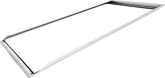 EUROLAMP Rám obdélník 300x1200 H = 43 mm bílý