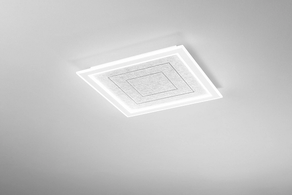 FAN EUROPE 40W 5200 lm CCT čtverec šedý