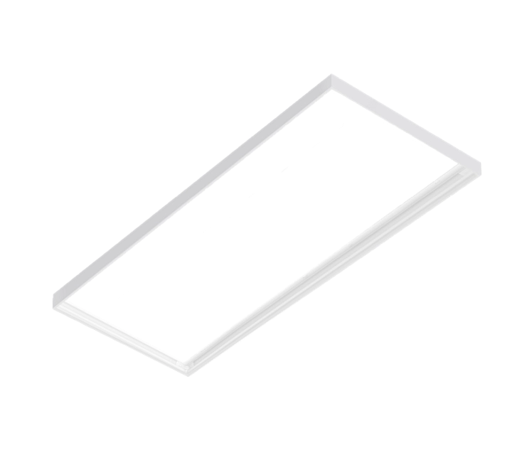 CENTURY Rám obdélník 600x1200 bílý H = 43 mm