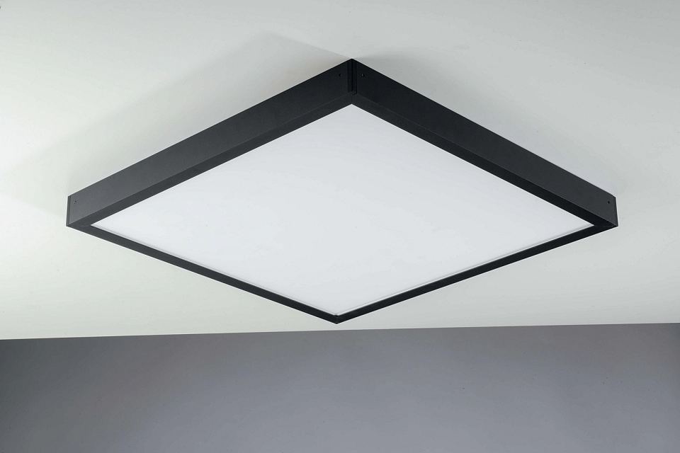 FAN EUROPE Rám čtverec 600x600 černý H = 45 mm