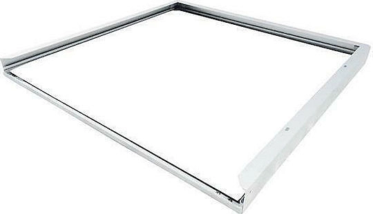 EUROLAMP Rám čtverec 600x600 H = 43 bílý