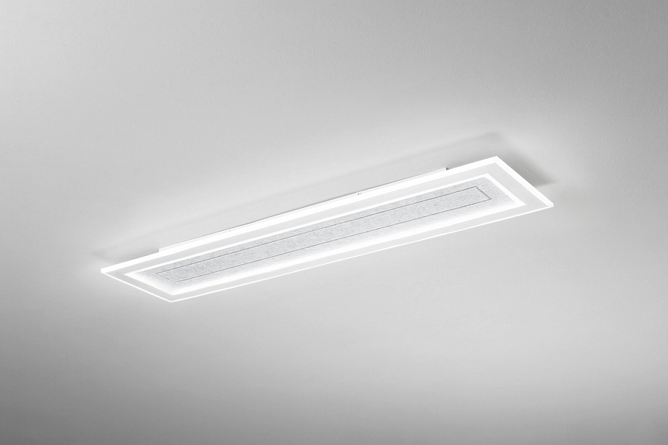 FAN EUROPE 40W 5500 lm CCT obdélník šedý